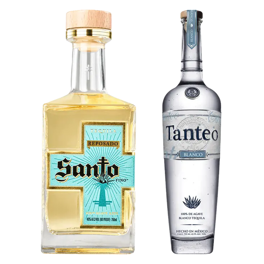 Santo Tequila Reposado Fino & Tanteo Tequila Blanco Bundle