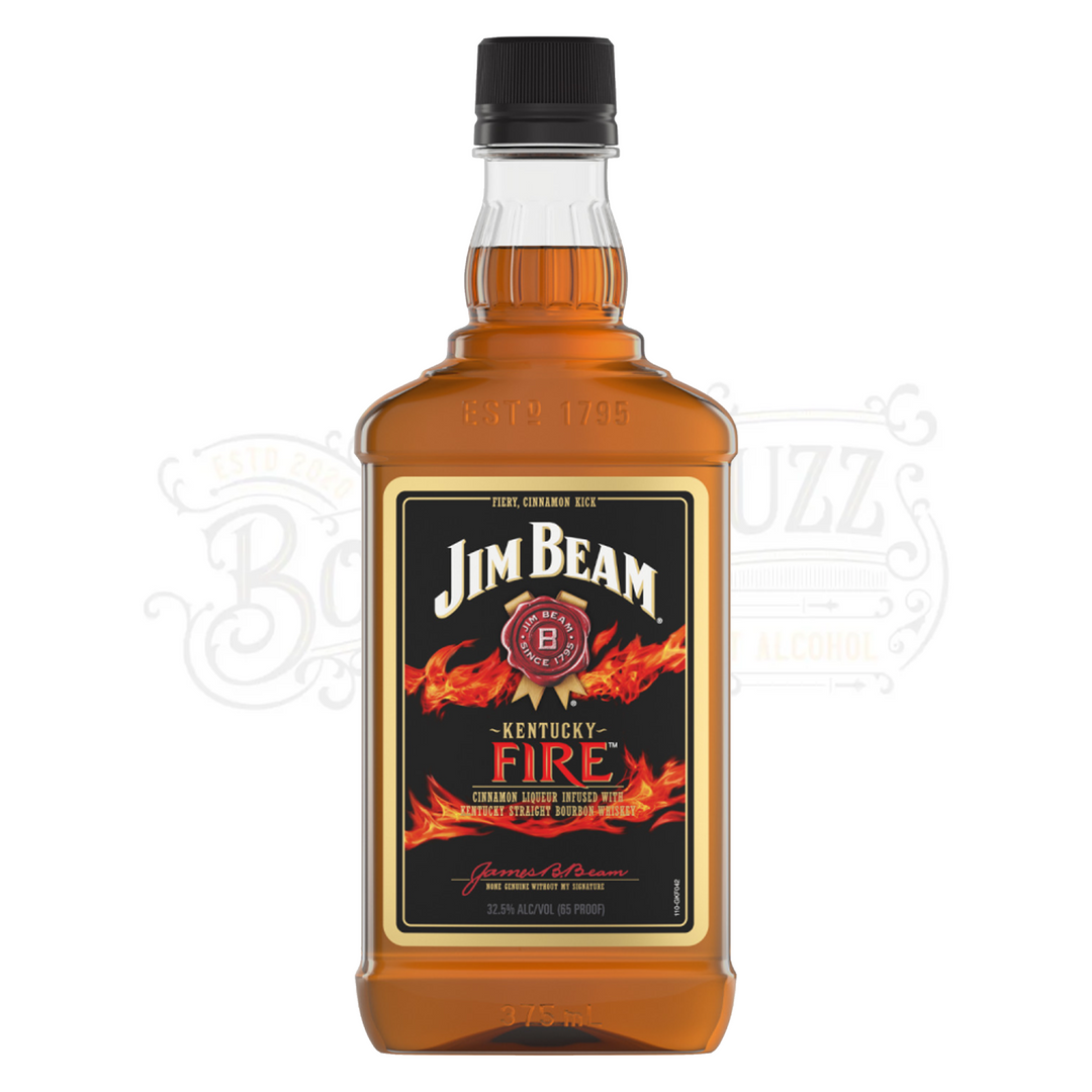 Jim Beam Cinnamon Flavored Whiskey Kentucky Fire 1L