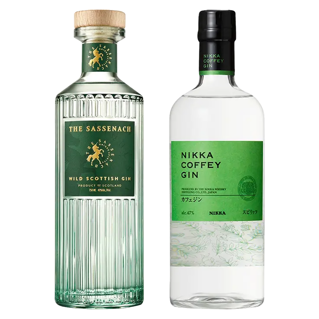 The Sassenach Wild Scottish Gin & Nikka Coffey Gin Bundle