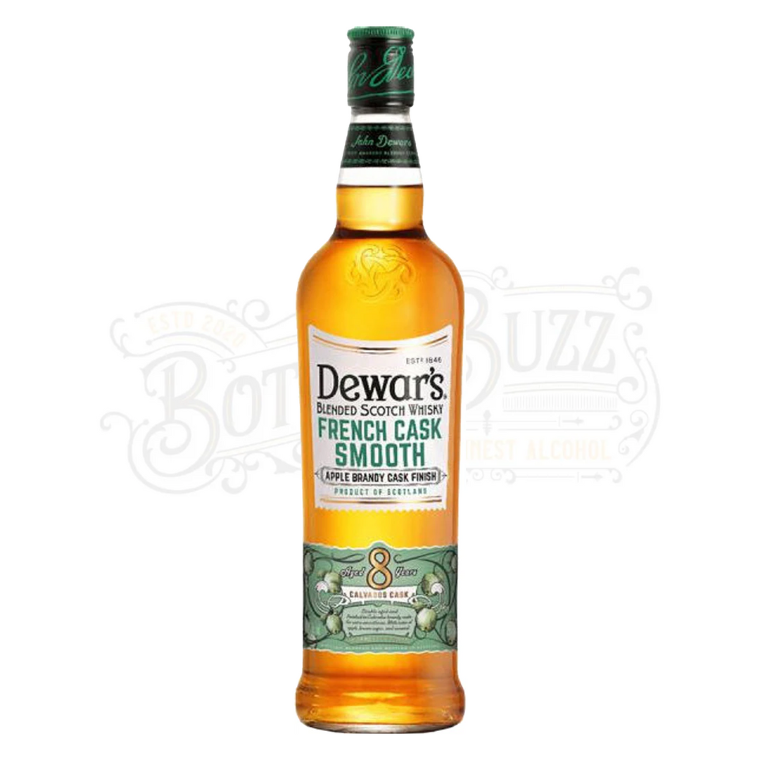 Dewar's Blended Scotch Whiskey French Cask Smooth Apple Brandy Cask Finish 8 Year