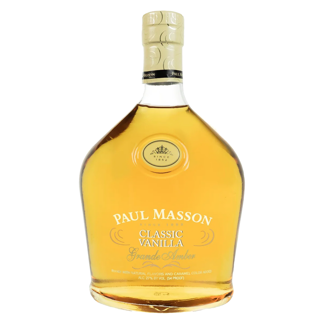 Paul Masson Vanilla Flavored Brandy Grande Amber Classic 50ml 12 Pack