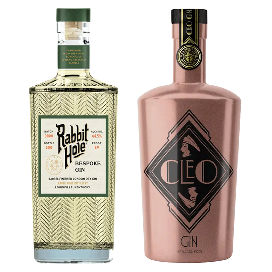 Rabbit Hole Bespoke Gin Barrel Finished & Cleo Gin Bundle