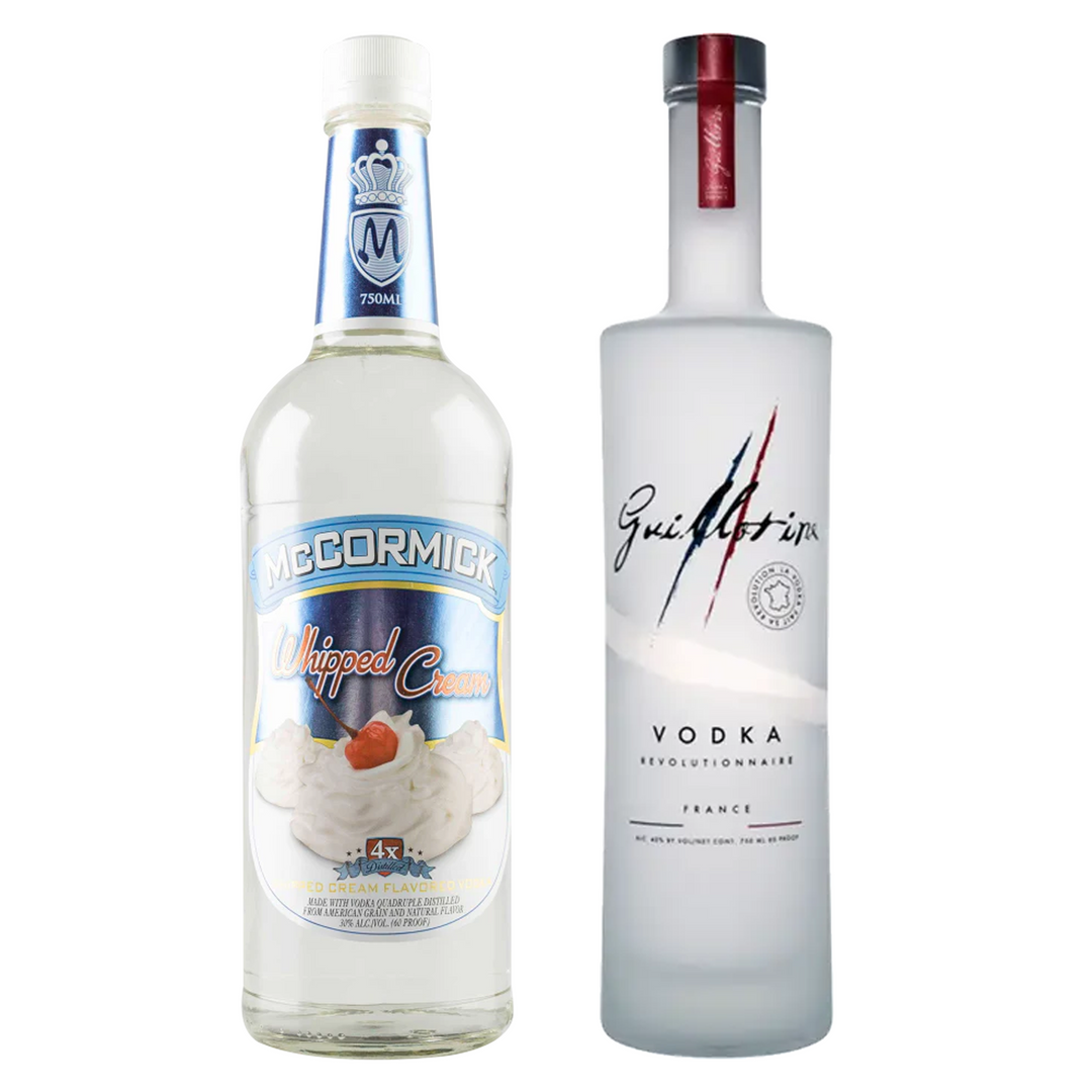 McCormick Whipped Cream Vodka & Guillotine Originale Vodka Bundle