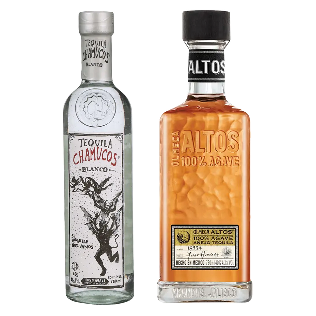 Pierde Almas Mezcal Joven Espadin & Olmeca Altos Tequila Anejo Bundle