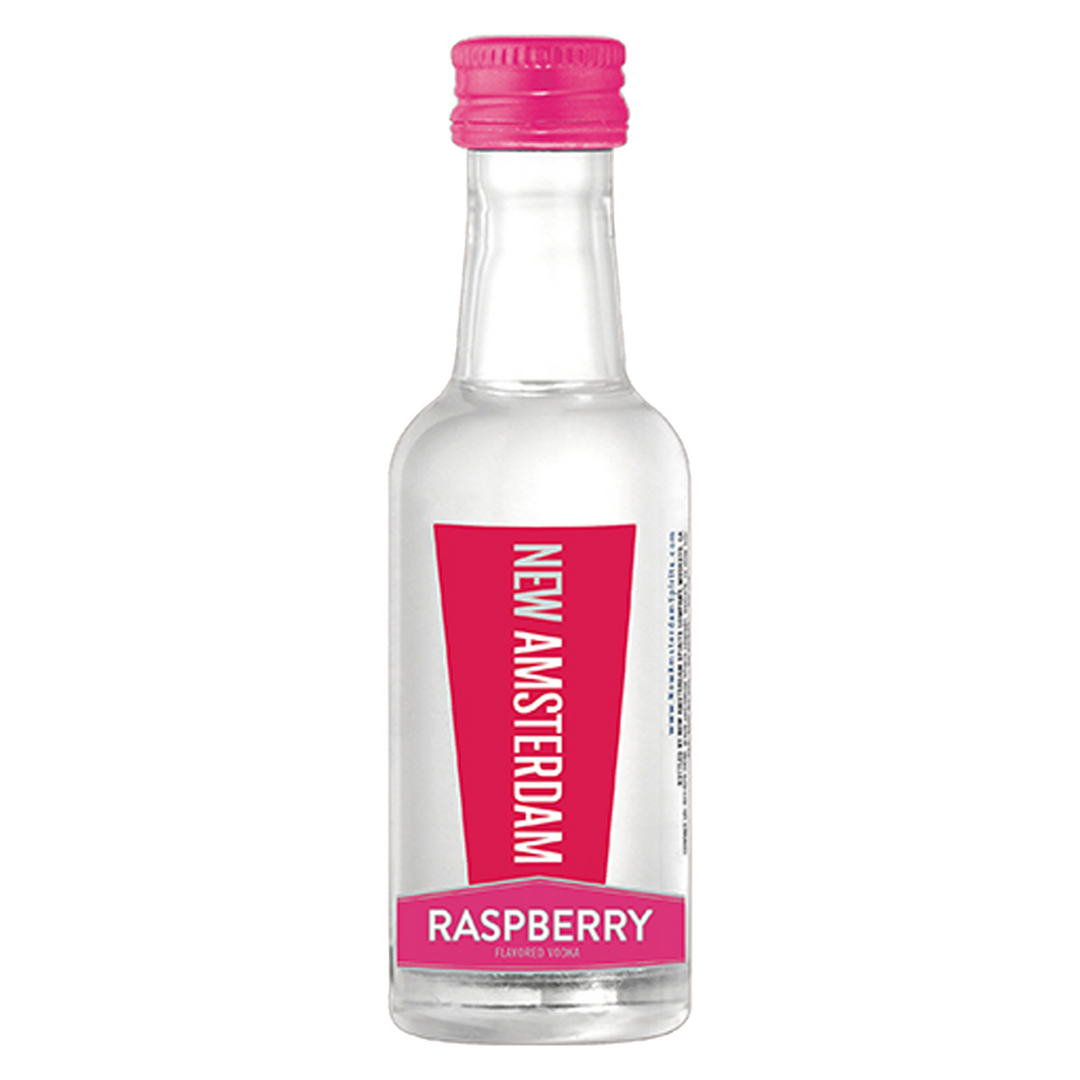 New Amsterdam Raspberry Vodka 50 ml 10 Pack