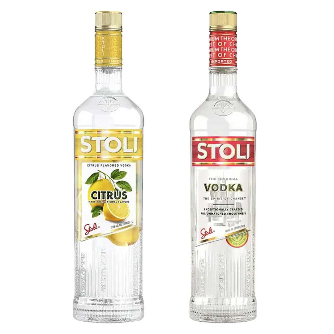 Stoli Citrus Vodka & Stoli Vodka Bundle
