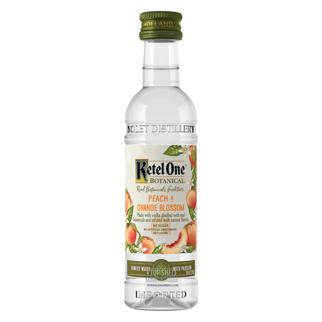 Ketel One Peach & Orange Blossom Flavored Vodka Botanical 50ml 12 Pack