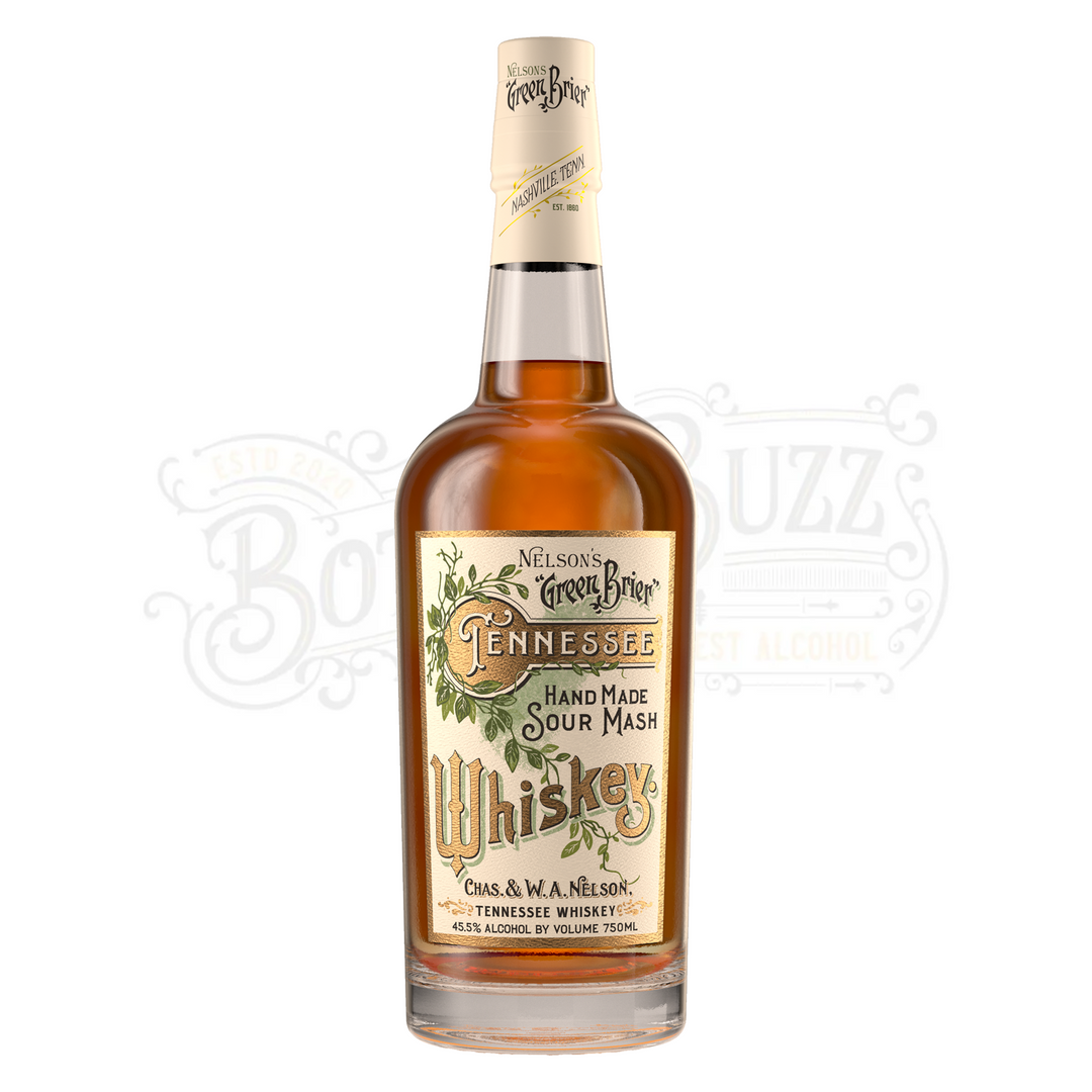 Nelson's Green Brier Tennessee Whiskey Hand Made Sour Mash 375ml