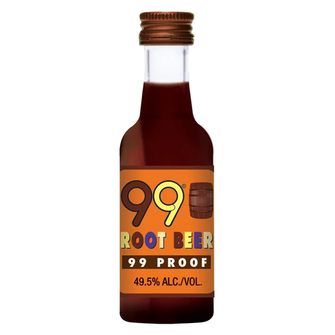 99 Brand Root Beer Liqueur 50 ml 12 Pack
