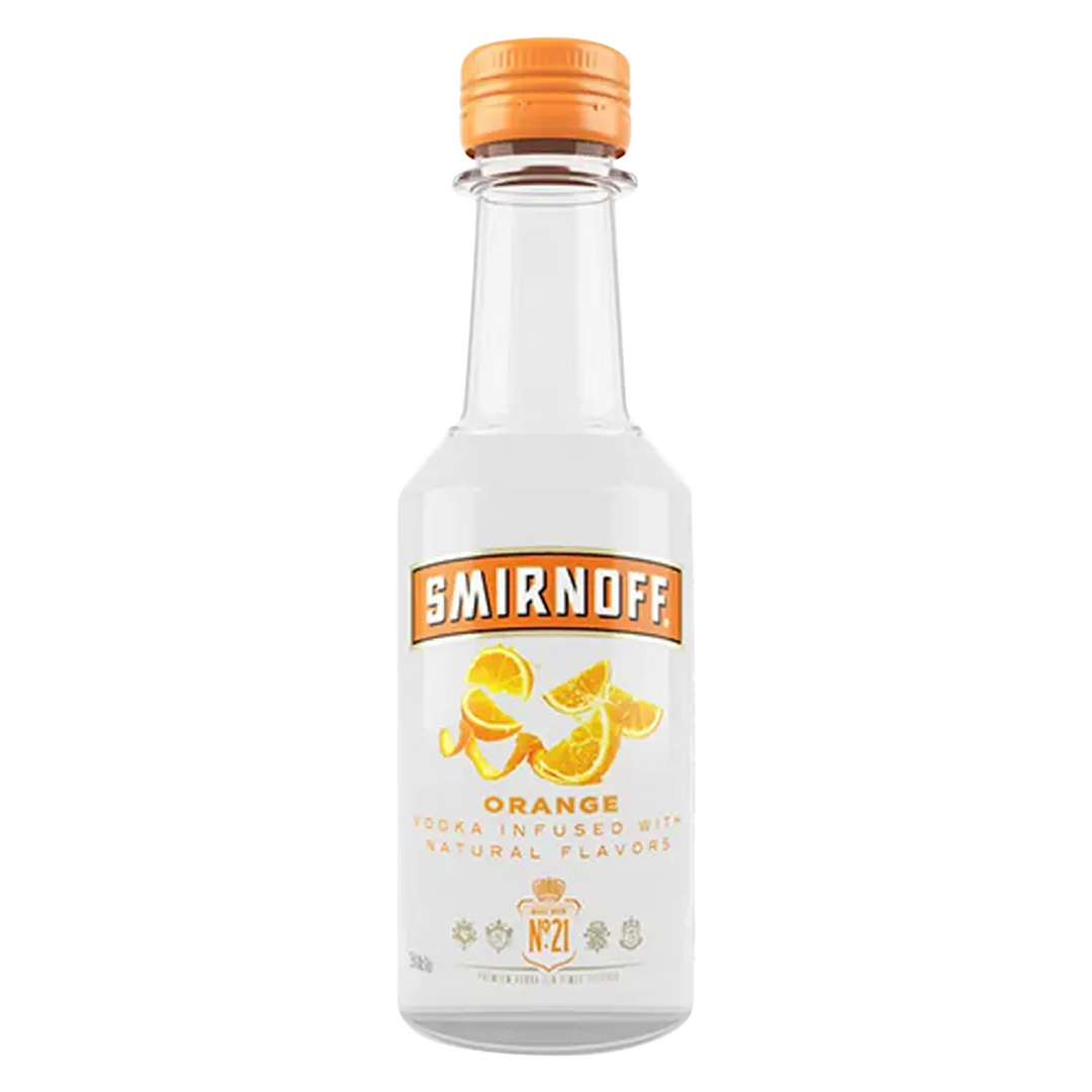 Smirnoff Orange Flavored Vodka 50ml 10 Pack