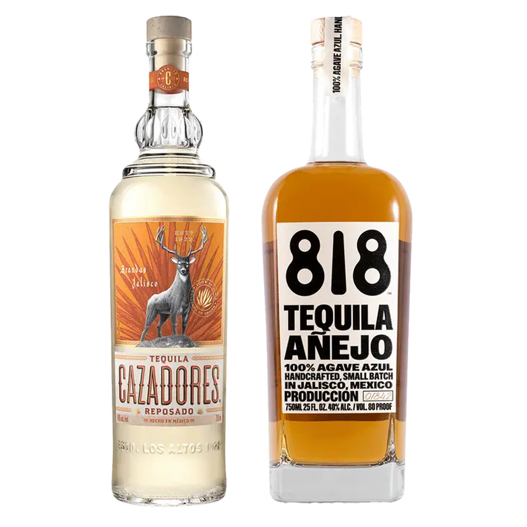 Cazadores Tequila Reposado & 818 Tequila Anejo Bundle