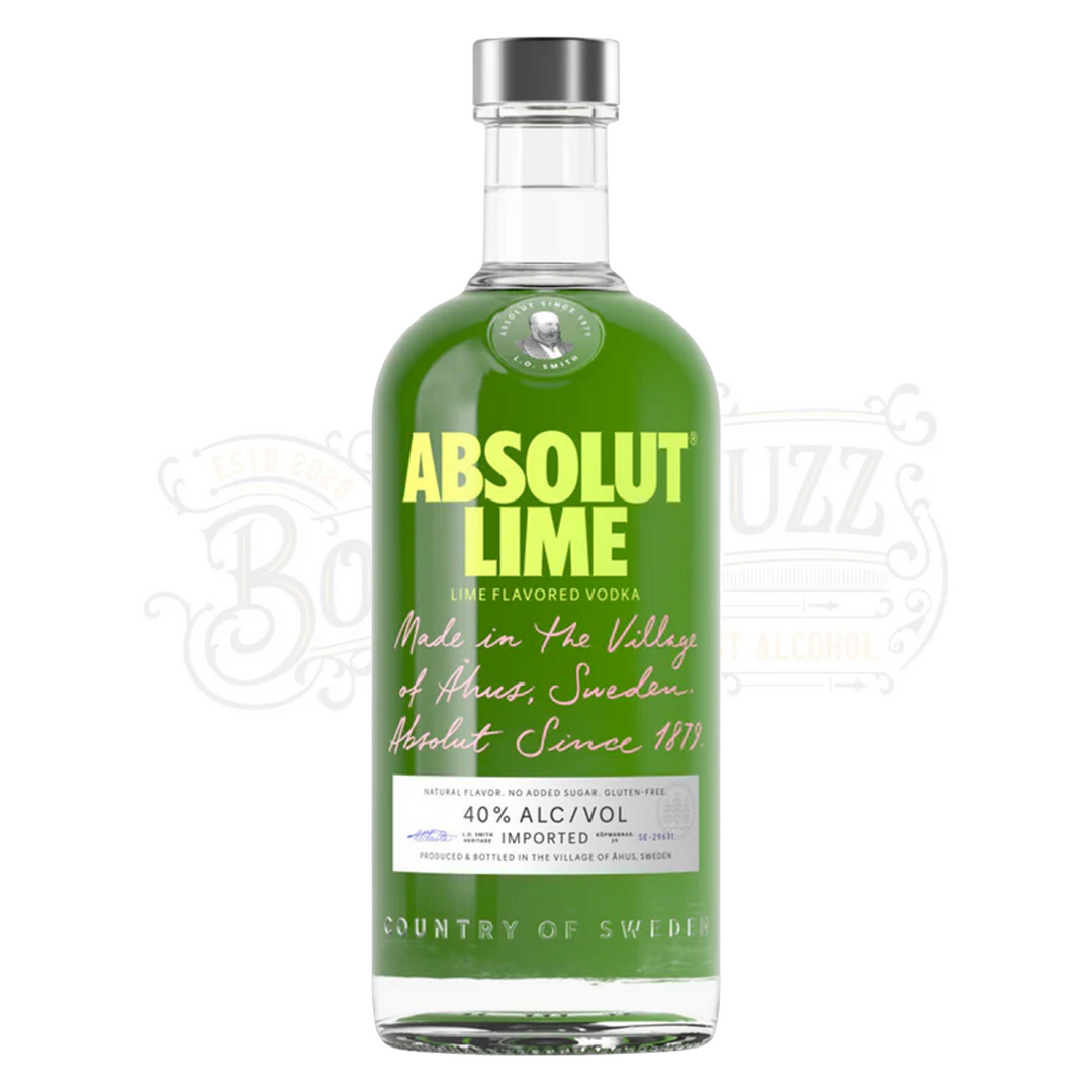 Absolut Lime Flavored Vodka 1L