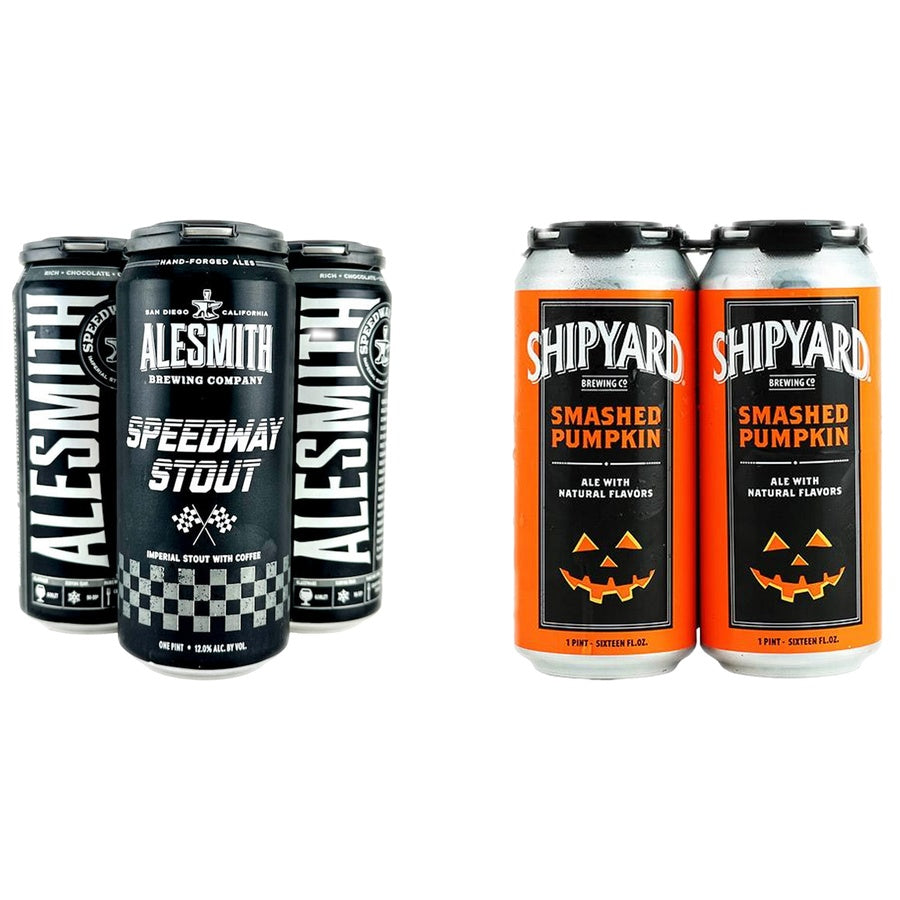 AleSmith Speedway Stout 24 Pack and Shipyard Smashed Pumpkin 24 Pack