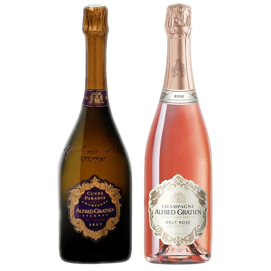 Alfred Gratien Champagne Brut Cuvee Paradis and Alfred Gratien Champagne Brut Rose