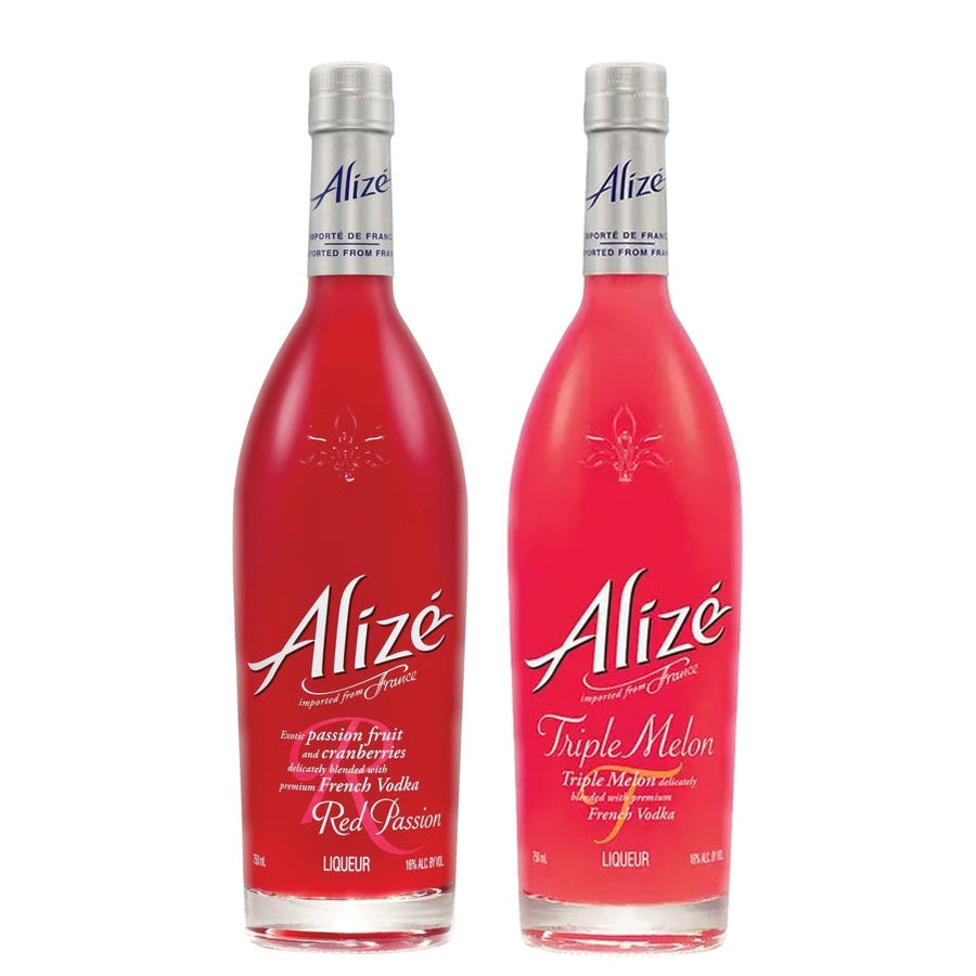Alize Red Passion and Alize Triple Melon Liqueur