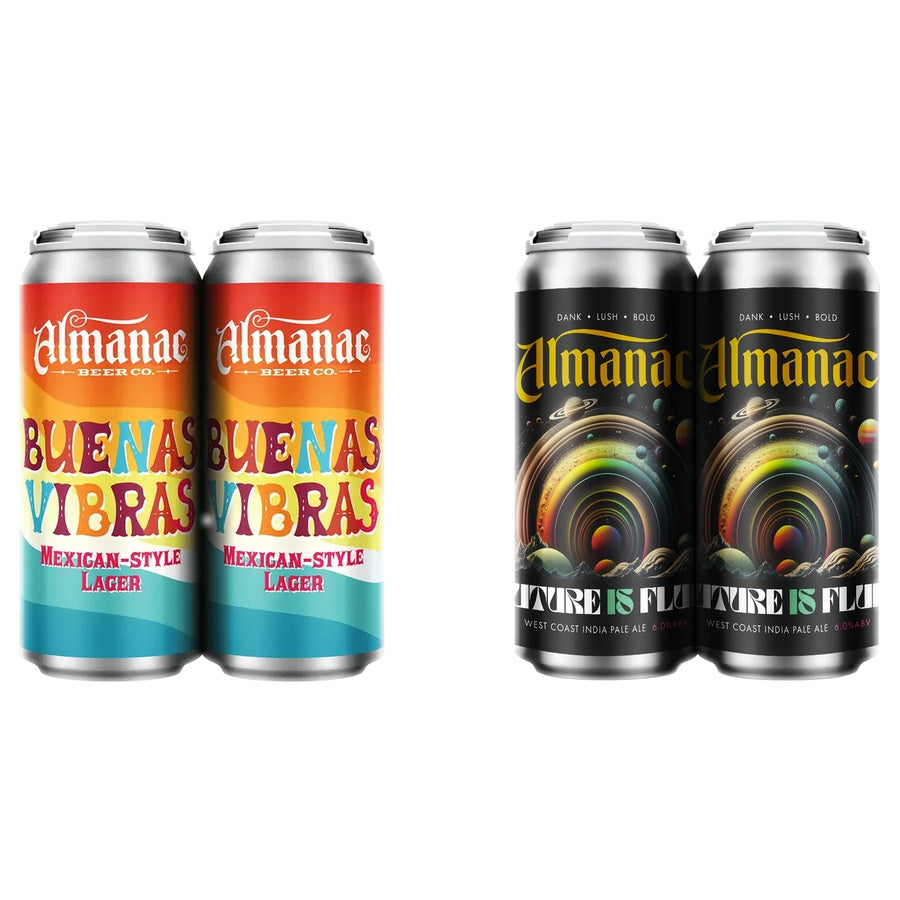 Almanac Beunas Vibras Lg Can 24 Pack and Almanac Future Is Fluid Can 24 Pack