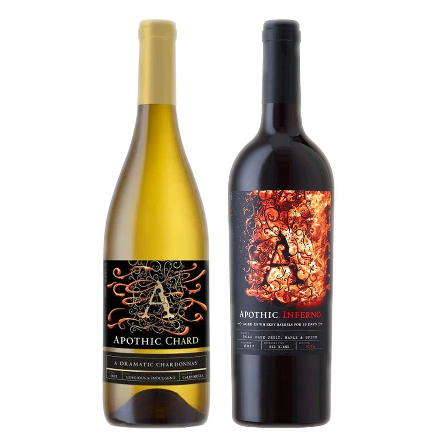 Apothic Chard and Apothic Inferno Red Blend