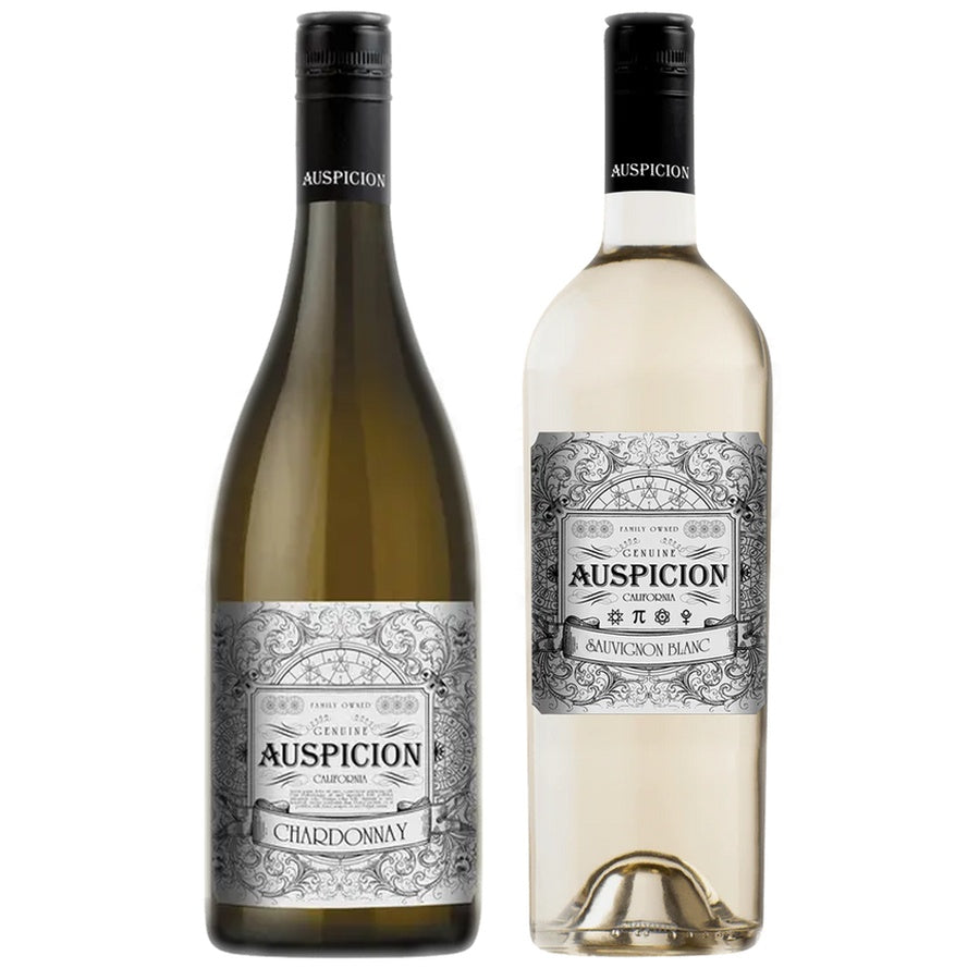 Auspicion Chardonnay and Auspicion Sauvignon Blanc