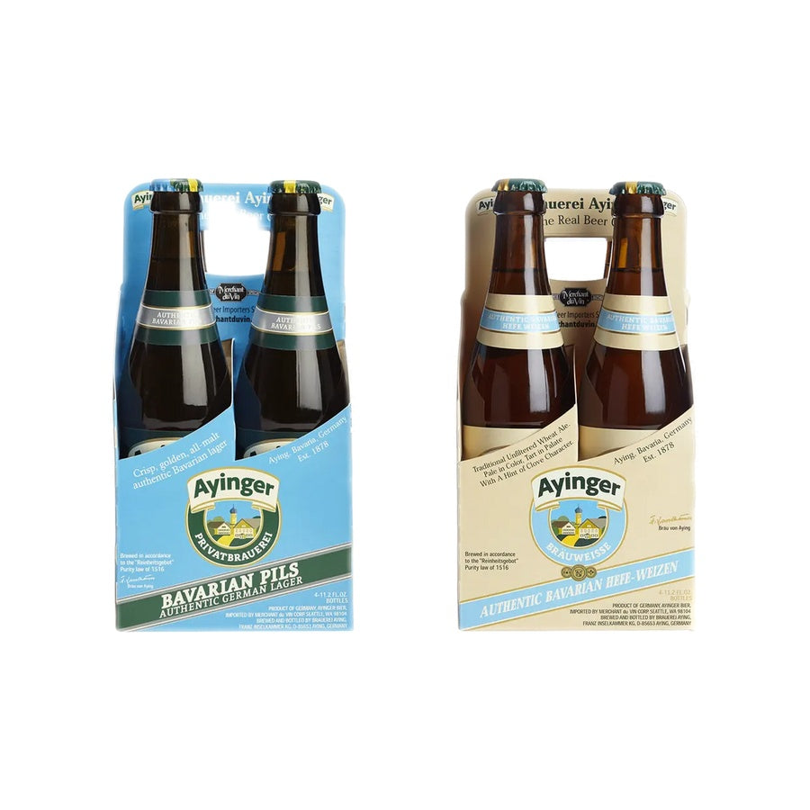 Ayinger Bavarian Pils 24 Pack and Ayinger Brau Weisse 24 Pack