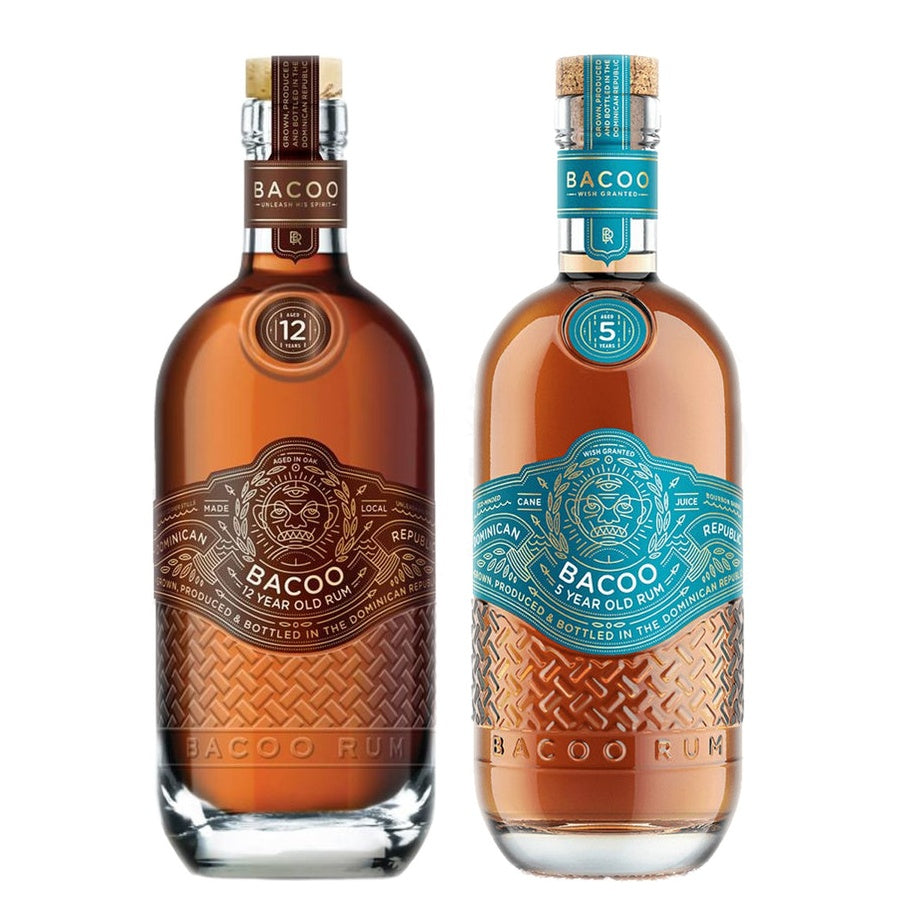 Bacoo Aged Rum 12 Yr and Bacoo Aged Rum 5 Yr