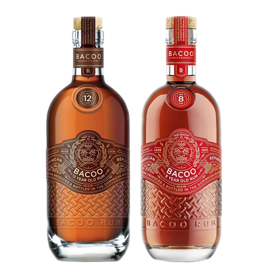 Bacoo Aged Rum 12 Yr and Bacoo Aged Rum 8 Yr