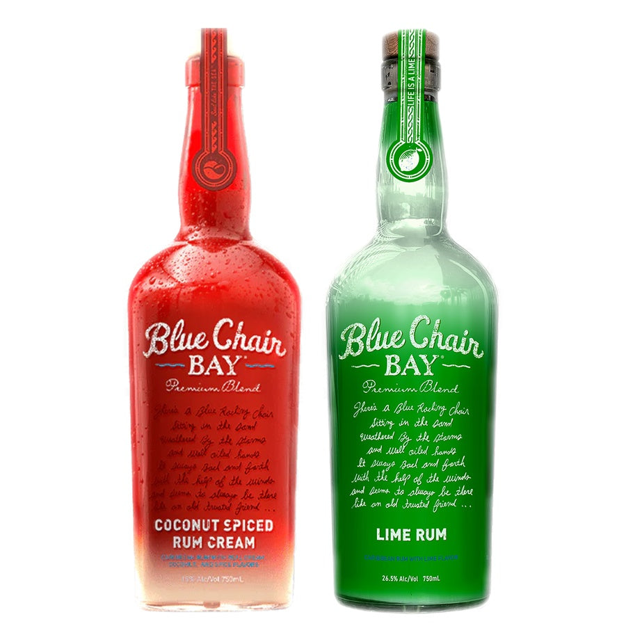 Blue Chair Bay Coconut Spiced Rum and Blue Chair Bay Lime Rum