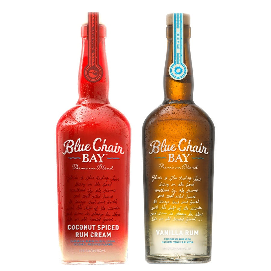 Blue Chair Bay Coconut Spiced Rum and Blue Chair Bay Vanilla Rum