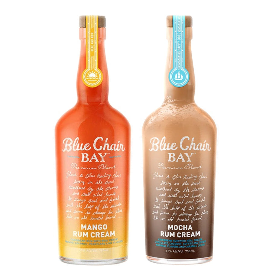 Blue Chair Bay Mango Cream Rum and Blue Chair Bay Mocha Rum Crm