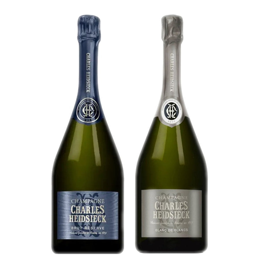 Charles Heidsieck Champagne Brut Reserve and Charles Heidsieck Champagne Sparkling Grand Cru Blanc de Blancs Chardonnay