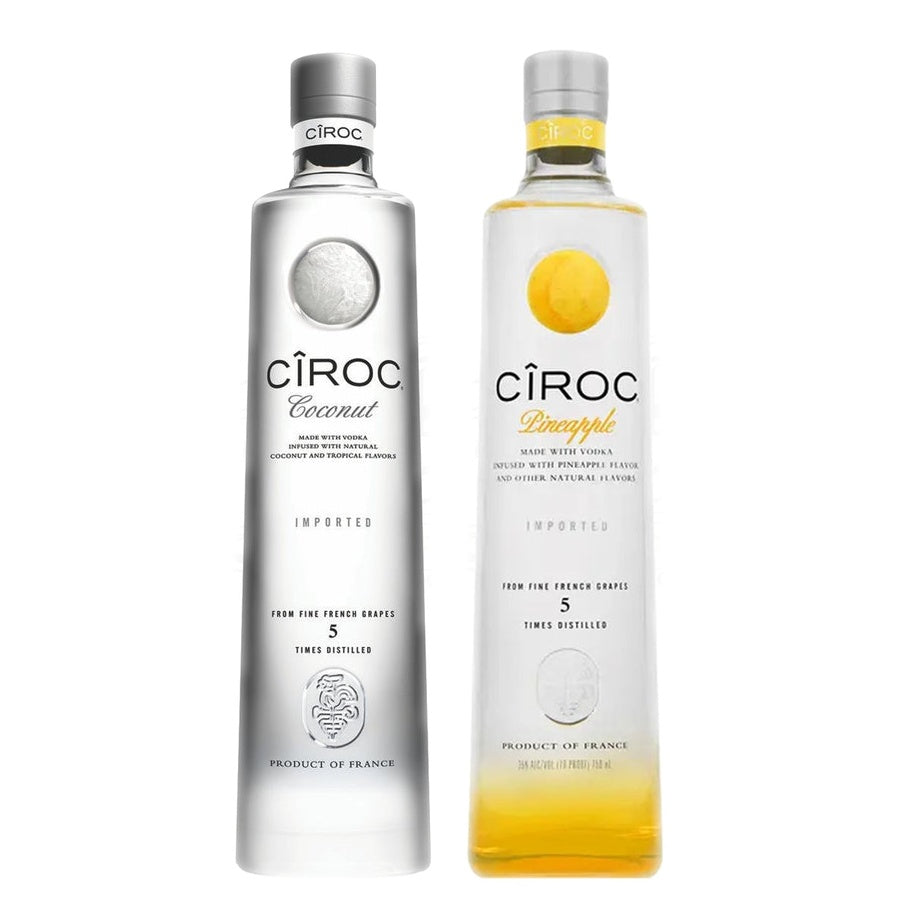 Ciroc Coconut Vodka and Ciroc Pineapple Vodka