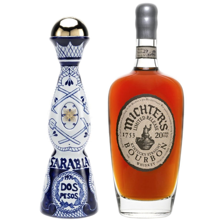 Clase Azul Limited Edition X Eduardo Sarabia Anejo Tequila and Michter's 20 Year Bourbon 2021