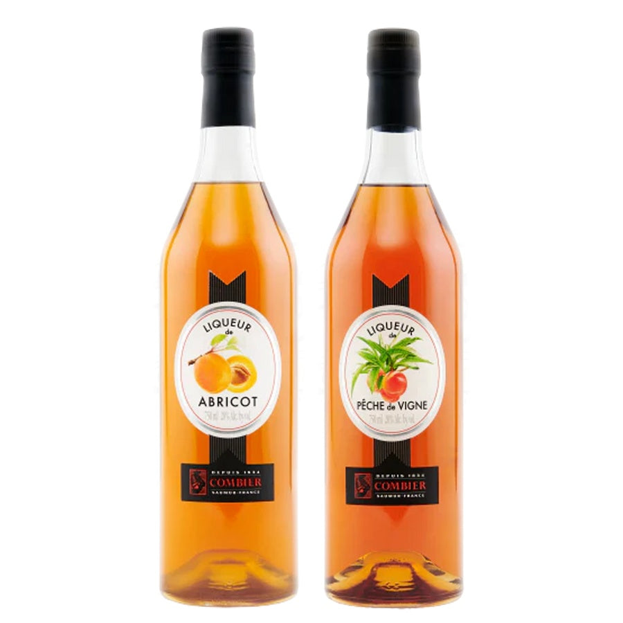 Combier Liqueur Creme Apricot and Combier Liqueur Creme Peche