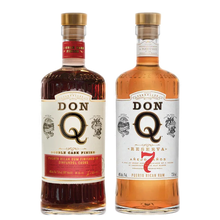 Don Q Double Aged Zin Cask Rum and Don Q Reserva 7 Year Old Rum