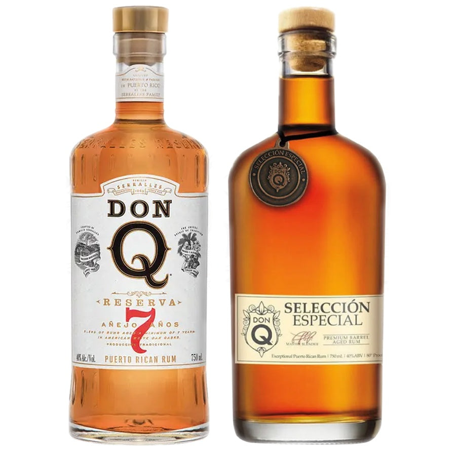 Don Q Reserva 7 Year Old Rum and Don Q Select Esp Dist Blend Rum