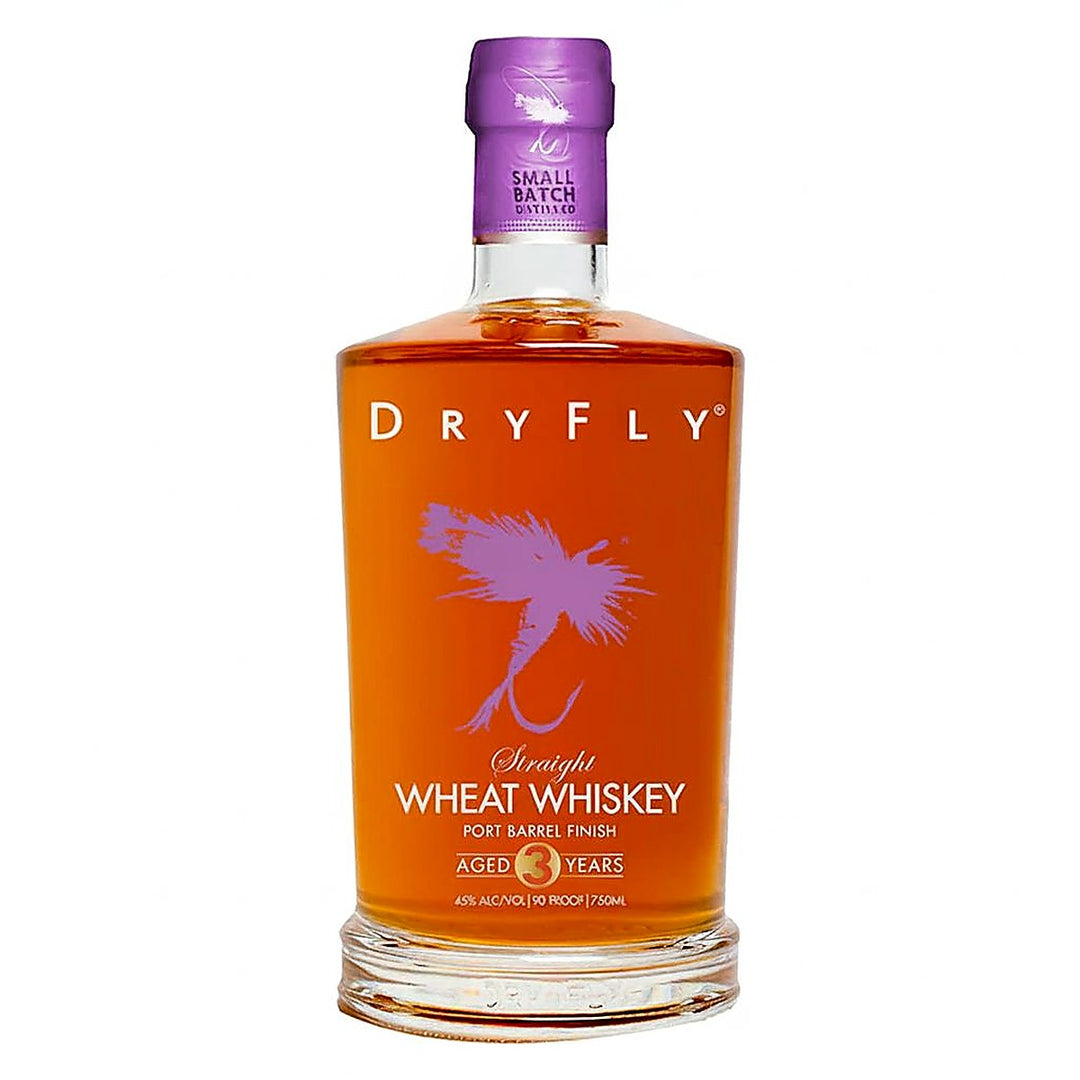 Dry Fly Wheat Whiskey Port Barrel Finish 3 Year