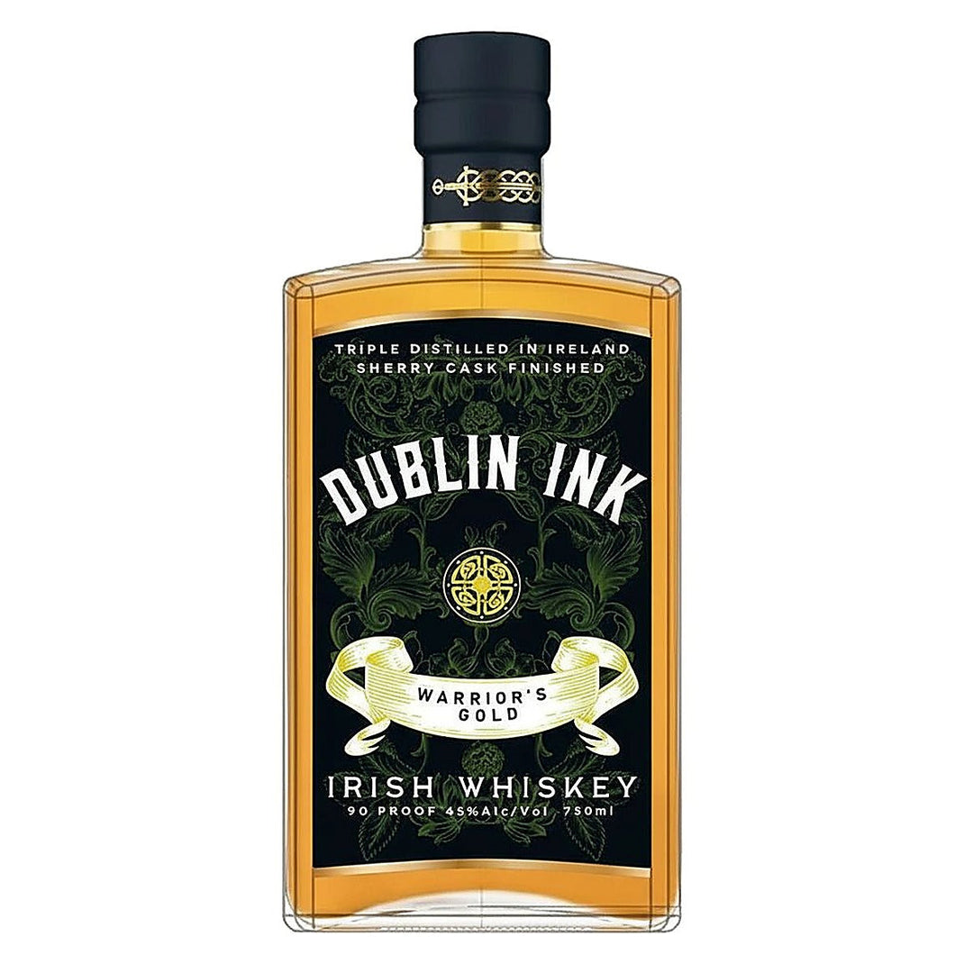 Dublin Ink Irish Whiskey Warrior's Gold Sherry Cask Finished