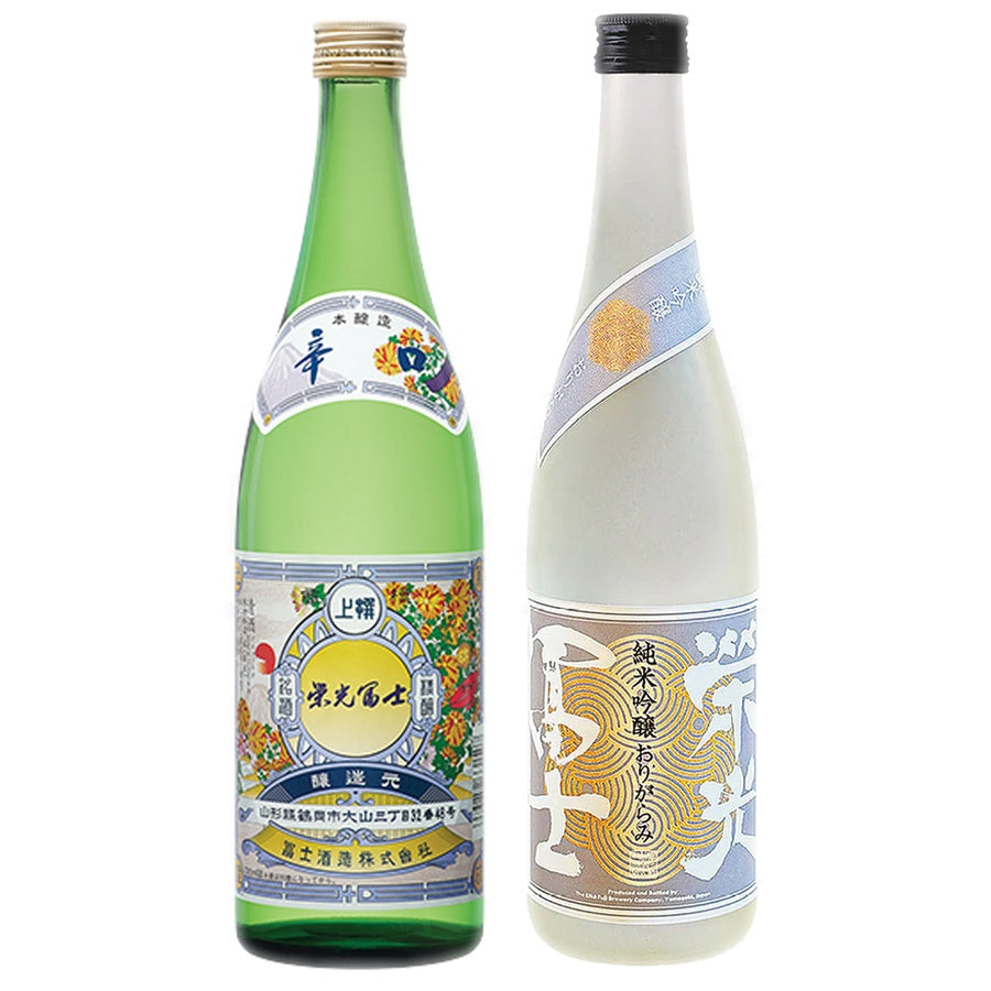 Eiko Fuji Honkara Honjozo and Eiko Fuji Nigori Ori Jun Ginjo