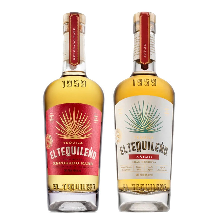 El Tequileno Reposado Rare Tequila and El Tequileno Tequila Anejo Gran Reserva