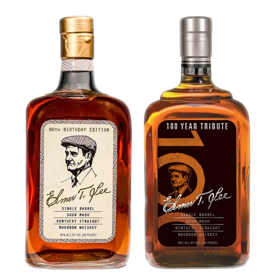 Elmer T. Lee '90th Birthday Edition' Bourbon and Elmer T. Lee '100 Year Tribute' Bourbon