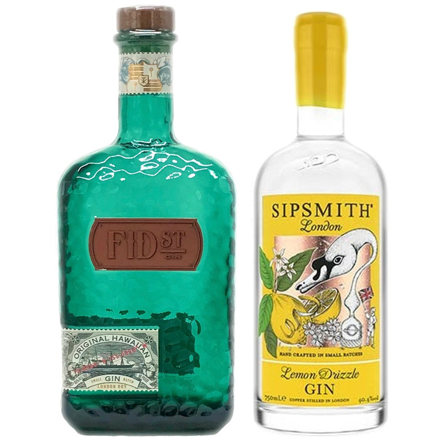 Fid Street Hawaiian Gin and Sipsmith Lemon Drizzle Gin