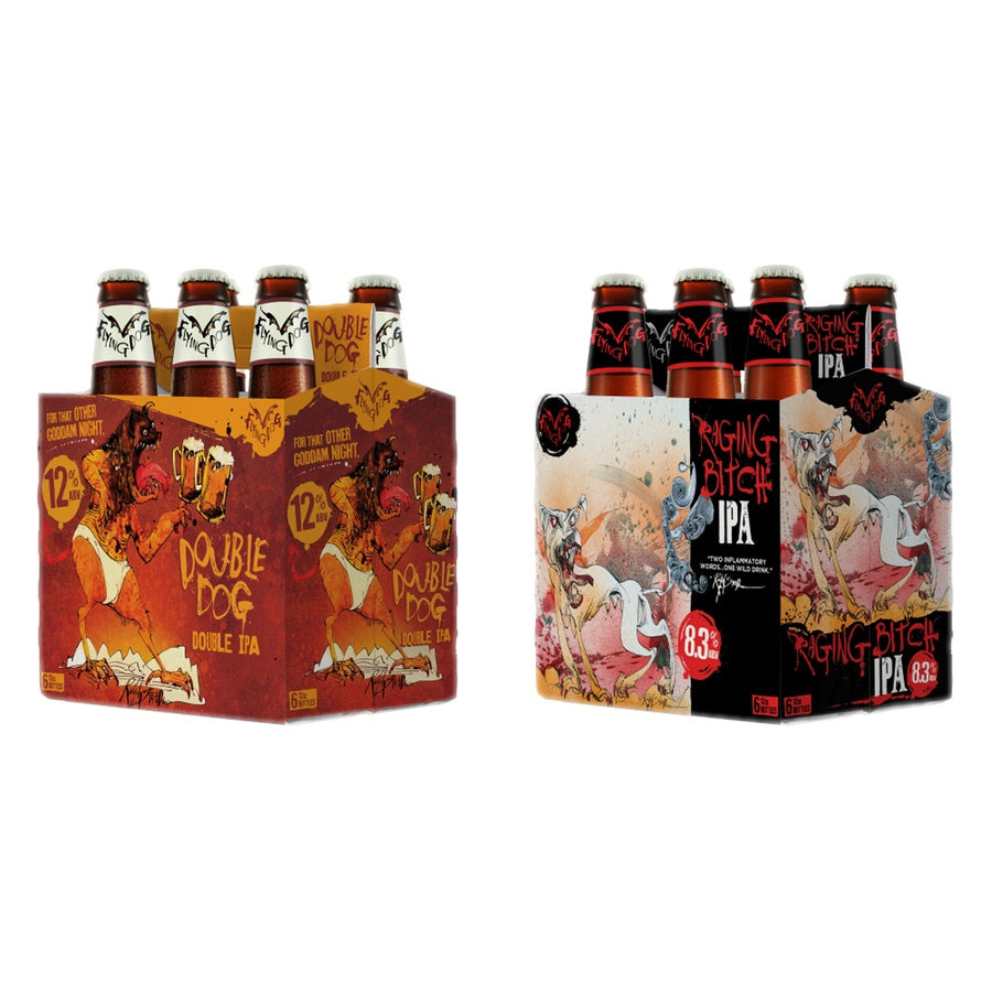 Flying Dog Double Dog 24 Pack and Flying Dog Ragin Bitch 24 Pack