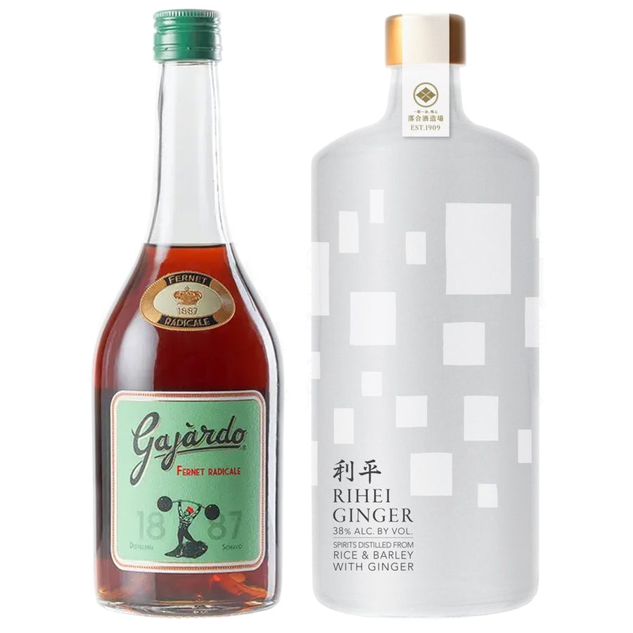 Gajardo Bitter Fernet Radicale Liqueur and Rihei Ginger Shochu