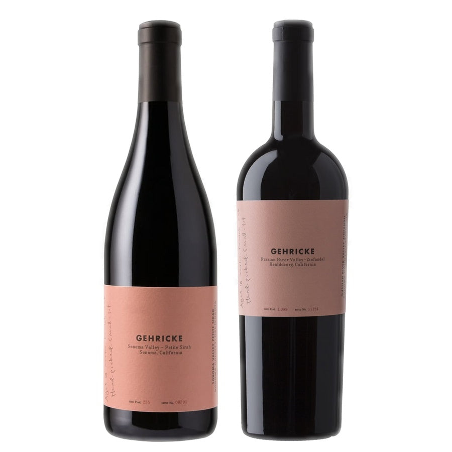 Gehricke Petite Sirah Sonoma and Gehricke Zinfandel Russian River Valley