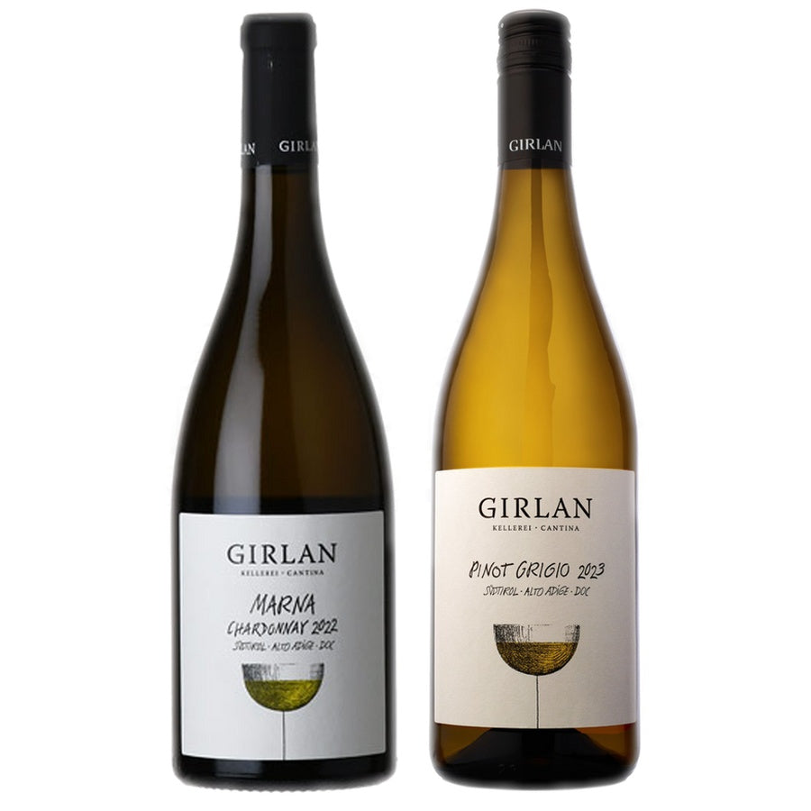 Girlan Chardonnay Marna Alto and Girlan Pinot Grigio Alto Adige