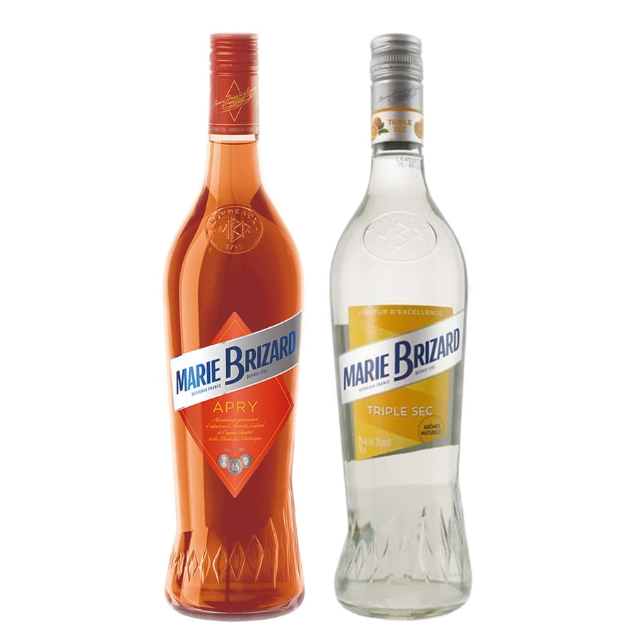 Marie Brizard Apricot Liqueur Apry and Marie Brizard Triple Sec