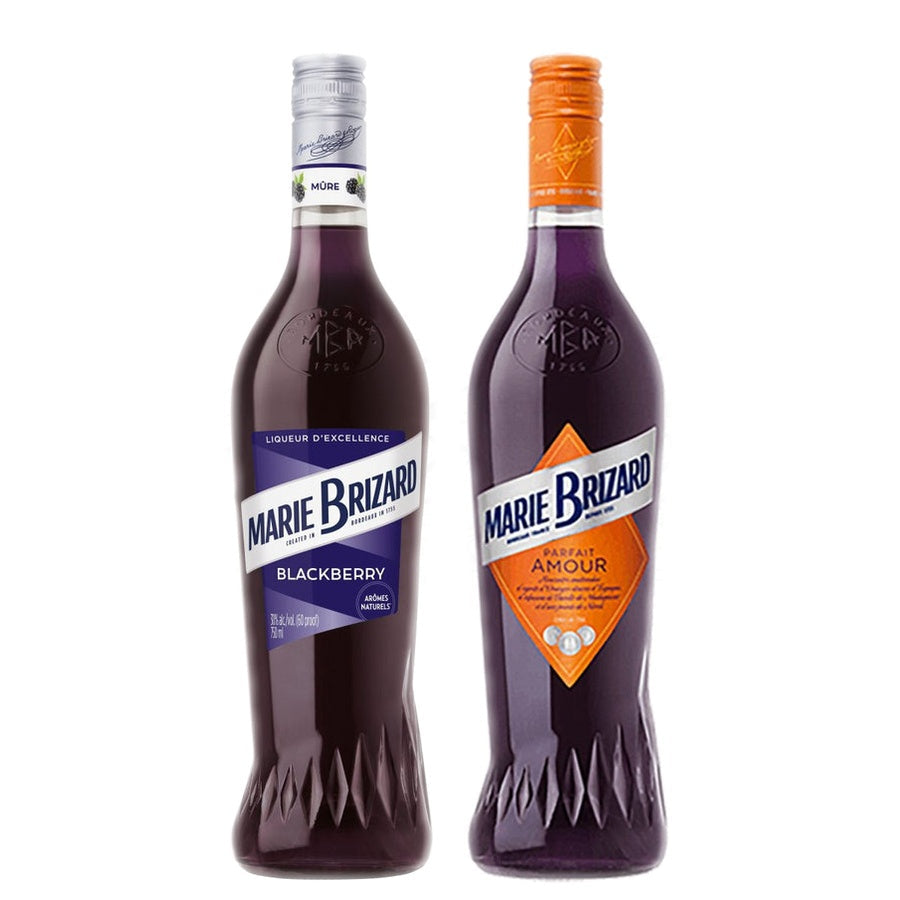 Marie Brizard Blackberry Liqueur and Marie Brizard Orange Liqueur Parfait Amour