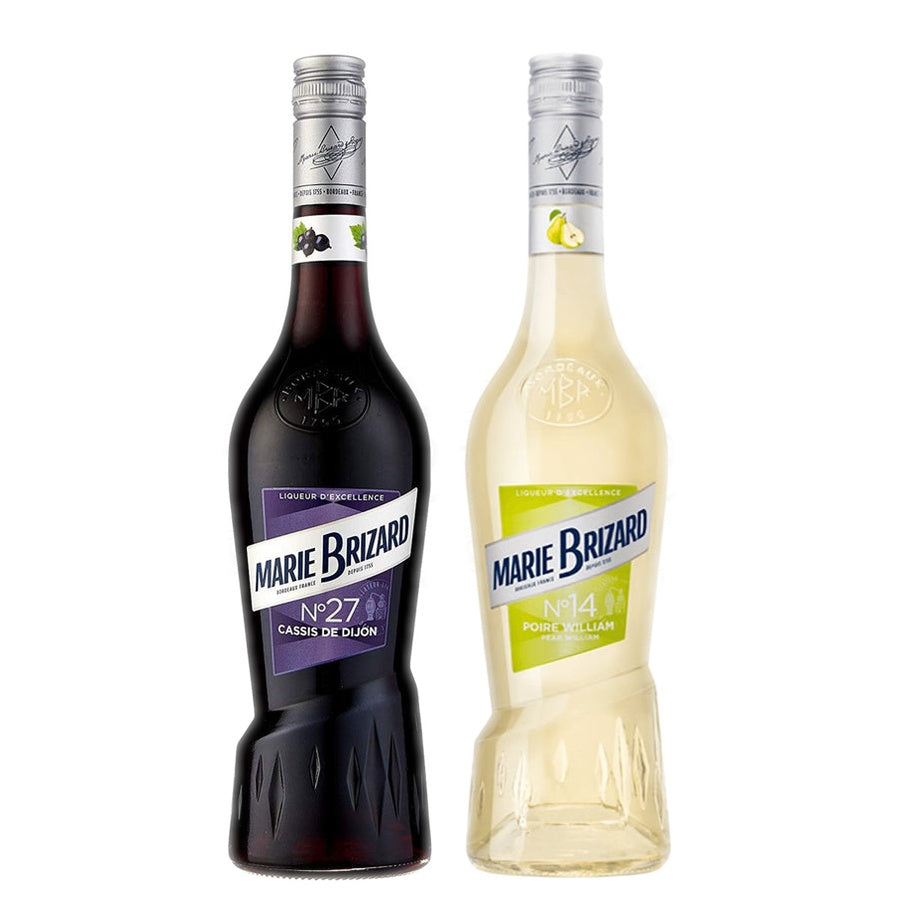 Marie Brizard Creme De Cassis De Dijon and Marie Brizard Pear William Liqueur