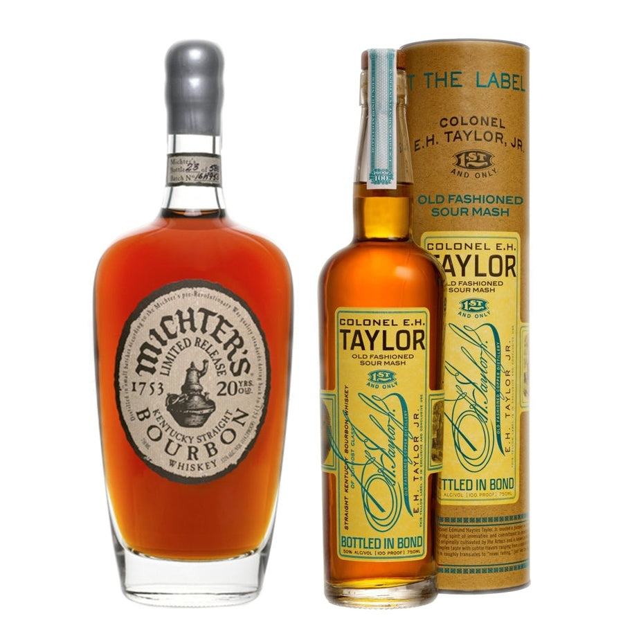 Michter's 20 Year Bourbon 2018 and E.H. Taylor Old Fashioned Sour Mash Bourbon