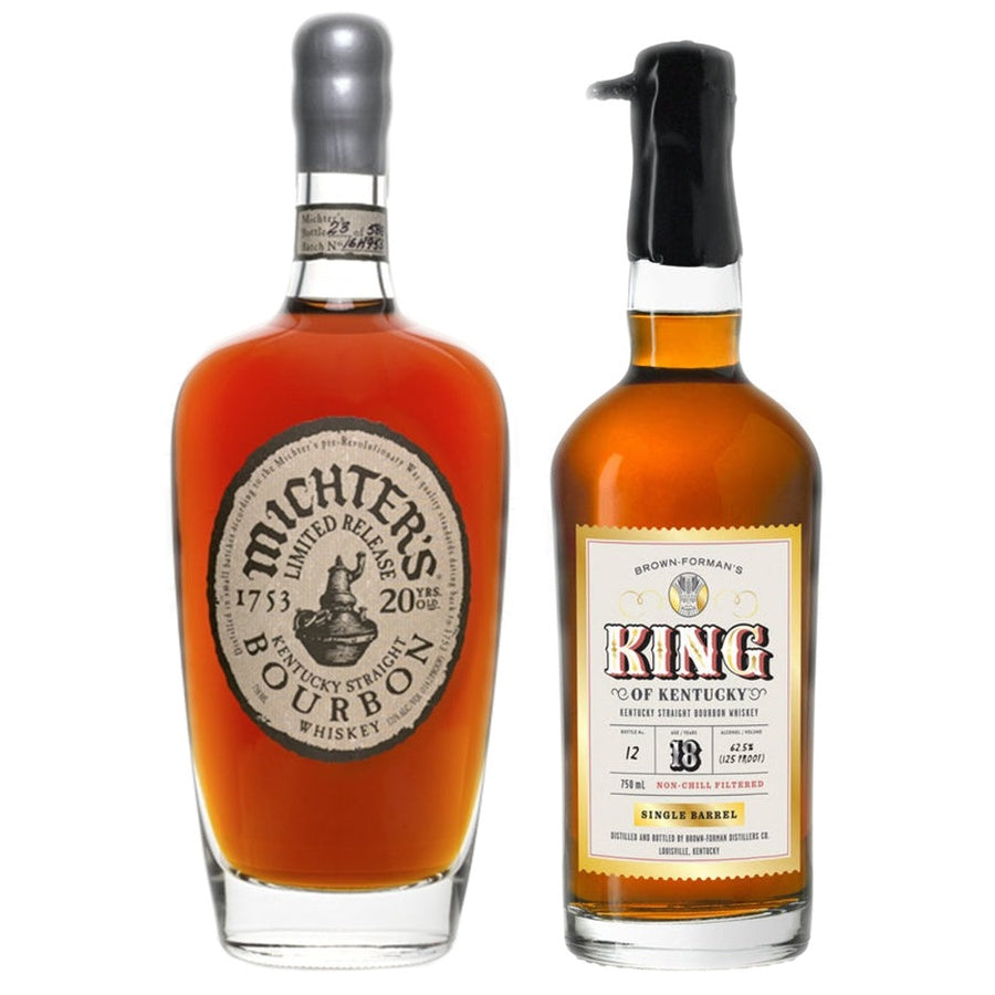 Michter's 20 Year Bourbon 2019 and 2022 18 YR King of Kentucky Old Forester