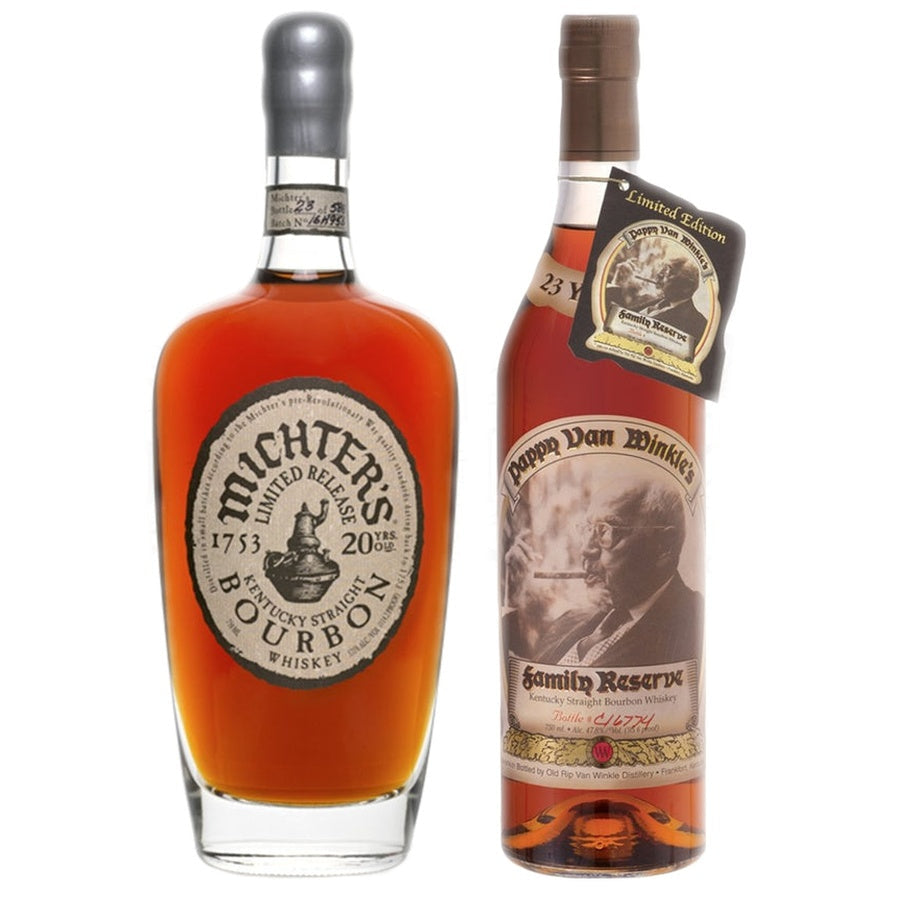 Michter's 20 Year Bourbon 2021 and Pappy Van Winkle 23 Year Bourbon